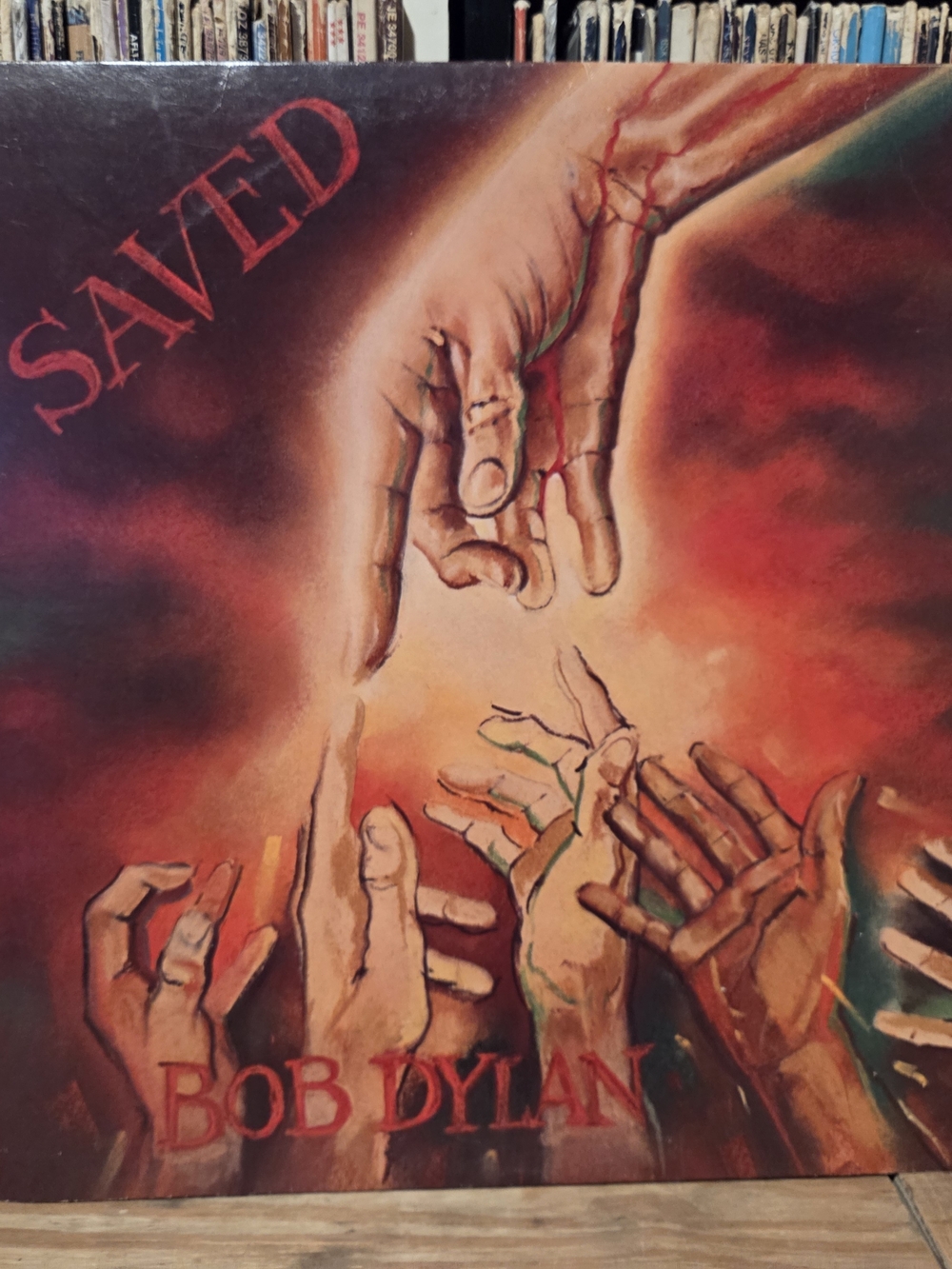 Bob Dylan "Saved" vintage vinyl 1980 excellent